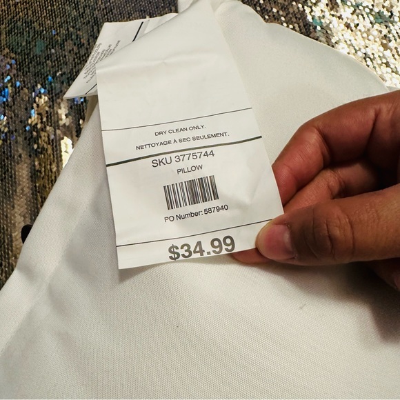 Easter decorative pillow plush bunny riding bicycle - Picture 7 of 13